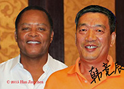 Greg with Han Jingchen